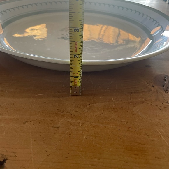 Green Thistle Round Platter - Picture 5 of 10